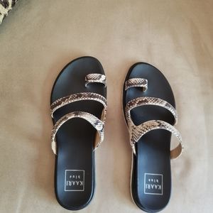Kaari Blue Fancy Sandals. NEW